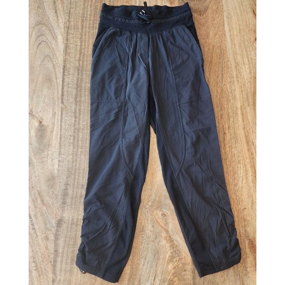 Lululemon Pants Womens 0 Black Lightweight Drawstring Waist Cinch Hem Joggers